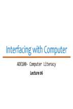 ADE Lecture 06
