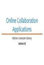 ADE Lecture 28  Creating files using Google docs