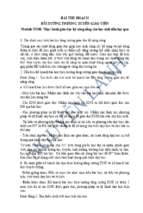 Bài thu hoạch bồi dưỡng thường xuyên giáo viên: Thực hành giáo dục kỹ năng sống cho học sinh tiểu học qua