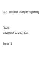 Computer Programming (3)
