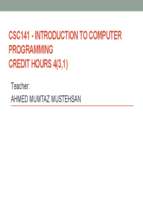 Computer Programming (2)
