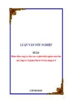 Luận văn tốt nghiệp: Hoàn thiện công tác Đào tạo và phát triển nguồn nhân lực tại Công ty Cổ phần Đầu tư và Xây dựng số 4