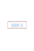 CSC441 Lesson 16