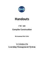 CSC441 Handouts