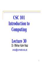 Introduction to Computing (30)