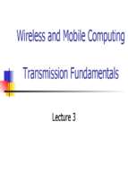 Wireless and Mobile Computing (2)