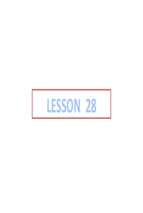 CSC441 Lesson 28