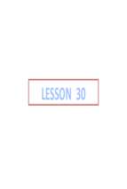 CSC441 Lesson 30