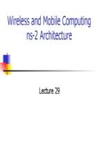 Wireless and Mobile Computing (13)