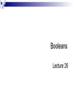 Lecture 26