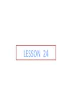 CSC441 Lesson 24