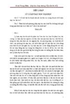 lý luận dạy học đại học (TL K ĐỦ)
