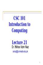 Introduction to Computing (21)