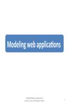 Lec 6 (Modeling web applications)