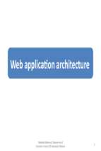 Lec 7 (web application architecture)