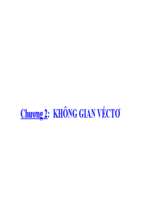 i số tuyến tínhchuong2 khonggianvecto