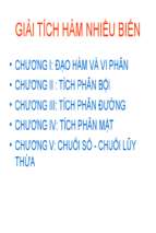 Giải tích 2Dao ham va Vi phan   Phan 1