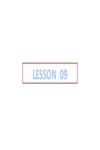 CSC441 Lesson 09