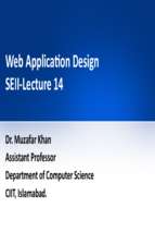 Lecture 14 CSC392 Dr  Muzafar Khan