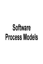 Traditional Process Models