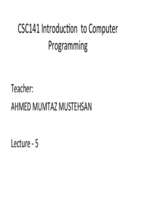 Computer Programming (1)