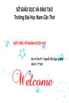 Giới thiệu ngành dược (trùng )