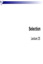 Lecture 25