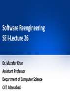 Lecture 26 CSC392 Dr  Muzafar Khan