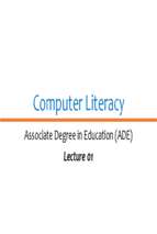 ADE Lecture 01