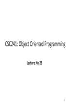 Object Oriented Programming (23)