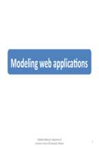 Lec 5 (Modeling web applications)
