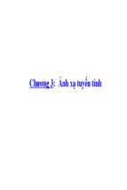 i số tuyến tínhchuong3 anhxatuyentinh