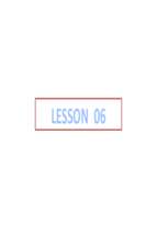CSC441 Lesson 06