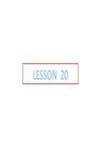 CSC441 Lesson 20