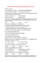 Đề thi THPT môn sinh 3 (TRÙNG)