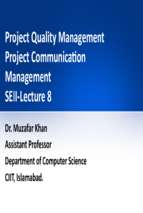 Lecture 8 CSC392 Dr  Muzafar Khan