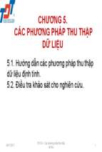 Chap5 ok Cac phuong phap thu thap du lieu loc