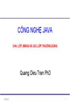Session04  Lop, Mang va mot so lop thuong dung