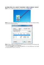 HƯỚNG DẪN CÁCH GHOST WINDOWS 7 BẰNG ONEKEY GHOST