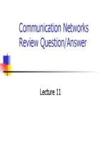 Wireless and Mobile Computing (10)