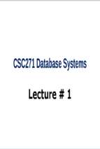 Database Systems (1)