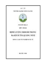 định lượng iridoid trong ba kích tím quảng ninh