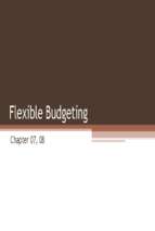 Kiểm toánchap007 flexible budgeting