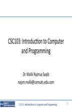 Computer and Programming (1)