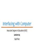 ADE Lecture 04
