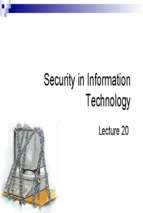 Lecture 20
