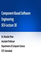 Lecture 30 CSC392 Dr  Muzafar Khan