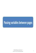 Lec26 (Passing data between page)