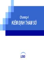 Chế Ngọc HàChuong 4   Kiem dinh tham so