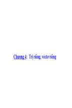 i số tuyến tínhchuong4 tririengvectorieng
